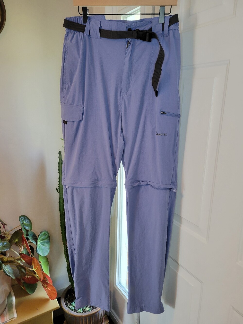 Arctix Men's Cliff Blue Convertible Hiking Outdoor Pants, Size 32×34